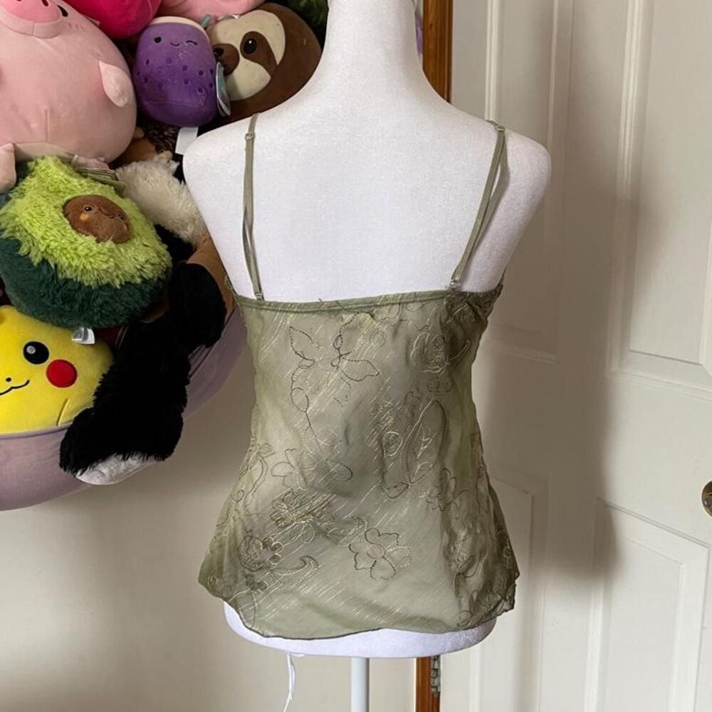 FLAMINGO USA Y2K SAGE FAIRY BABYDOLL CAMI - Picture 3 of 7